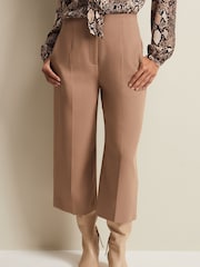 Phase Eight Brown Clean Crepe Aubrielle Culottes - Image 1 of 6