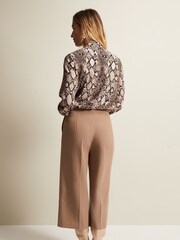 Phase Eight Brown Clean Crepe Aubrielle Culottes - Image 3 of 6