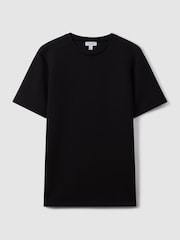 Черный - трикотажная футболка с круглым вырезом Reiss Bradley - Image 2 of 6