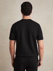 Черный - трикотажная футболка с круглым вырезом Reiss Bradley - Image 5 of 6