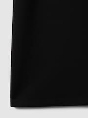 Negro - Camiseta con cuello redondo Bradley Interlock de Reiss - Imagen 7 de 7