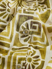 Grün - Langarm-Kleid aus 100 % Baumwolle - Bild 6 von 6