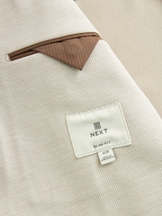 Neutral Motionflex Stretch Textured Jersey Blazer - Image 7 of 8