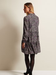 Phase Eight Purple Dolly Snake Swing Dress - Image 2 of 6