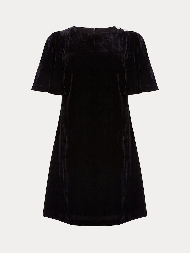 PHASE EIGHT BLACK CHARLIE VELVET DRESS - Image 7 of 7 PHASE EIGHT BLACK CHARLIE VELVET DRESS - Image 7 of 7