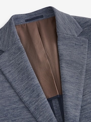 Blue Motionflex Stretch Textured Jersey Blazer - Image 7 of 10
