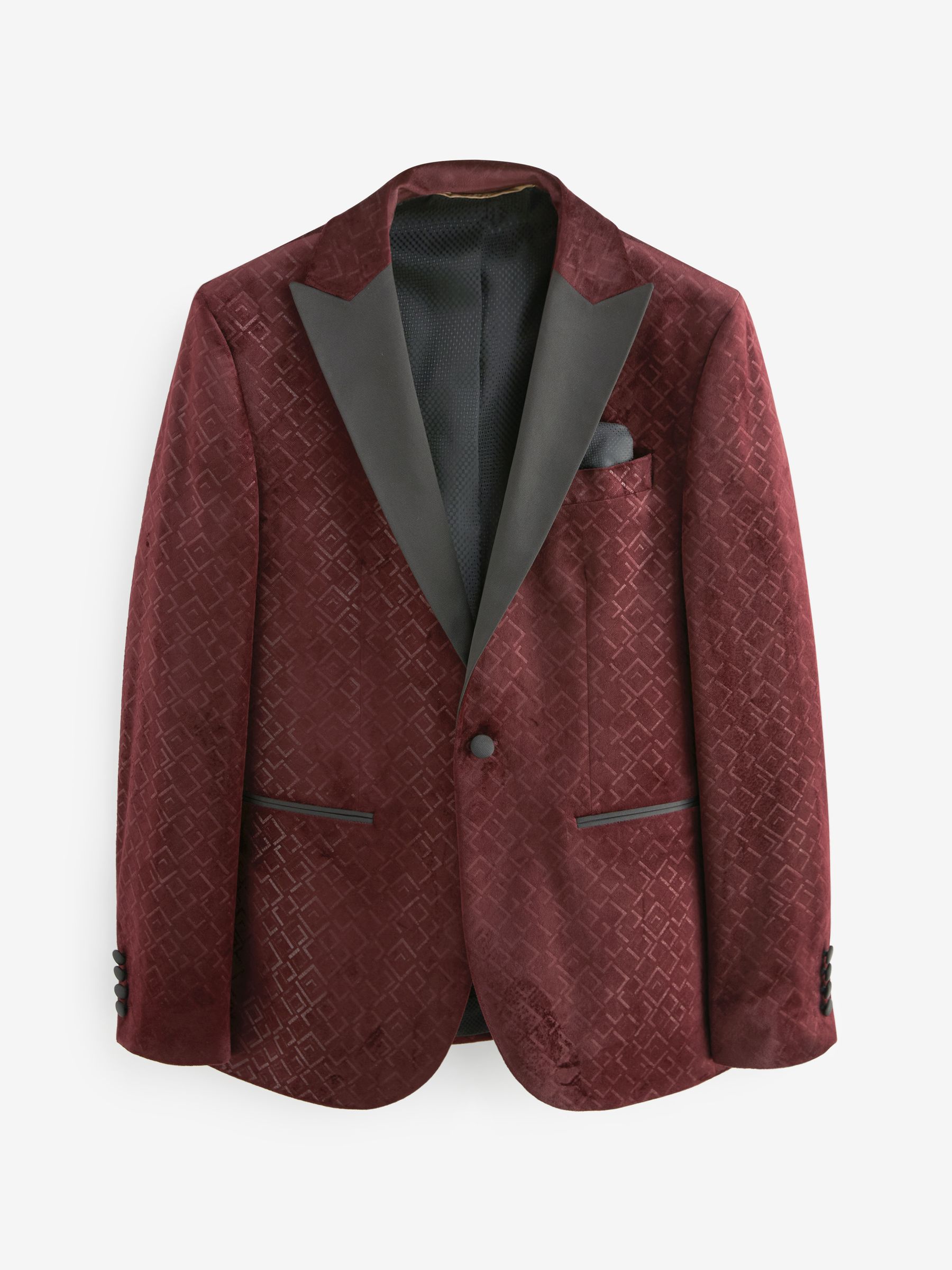 Next red velvet jacket shop