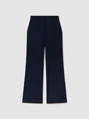 Reiss Navy Margeaux Wide Leg Suit Trousers - Image 2 of 6