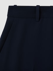 Reiss Navy Margeaux Wide Leg Suit Trousers - Image 6 of 6