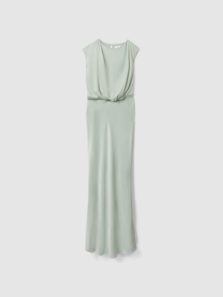 Reiss Sage Rupa Draped Maxi Dress - Image 2 of 6
