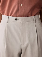 Light Grey Linen Shorts - Image 5 of 9