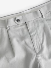 Light Grey Linen Shorts - Image 8 of 9