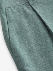 Green Linen Shorts - Image 7 of 10
