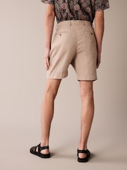 Stone Linen Shorts - Image 3 of 11