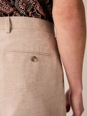 Stone Linen Shorts - Image 4 of 11