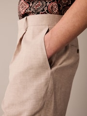 Stone Linen Shorts - Image 6 of 11