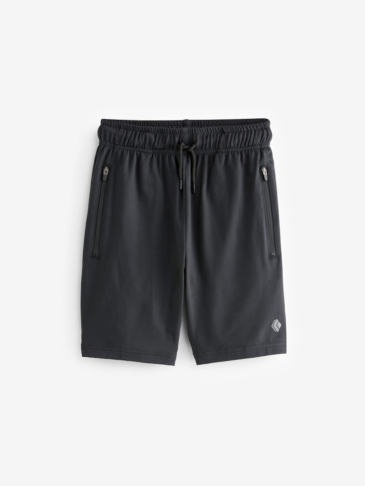 Black 1 Pack Sports Shorts (6-17yrs) - Image 1 of 3