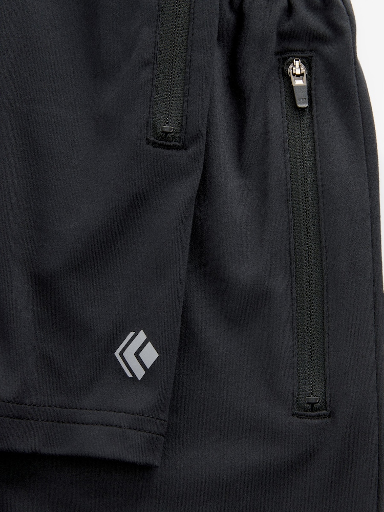 Black 1 Pack Sports Shorts (6-17yrs) - Image 3 of 3
