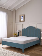 Nina Campbell Blue Palmier Bed - Image 2 of 5
