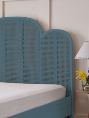 Nina Campbell Blue Palmier Bed - Image 3 of 5