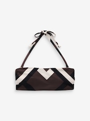 Bruin/ecru geometrisch - Bandeau-bikinitop - Image 6 of 6