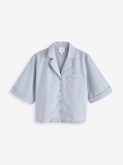Lilac Purple Stripe Short Sleeve Button Through Pyjamas - Image 7 of 13