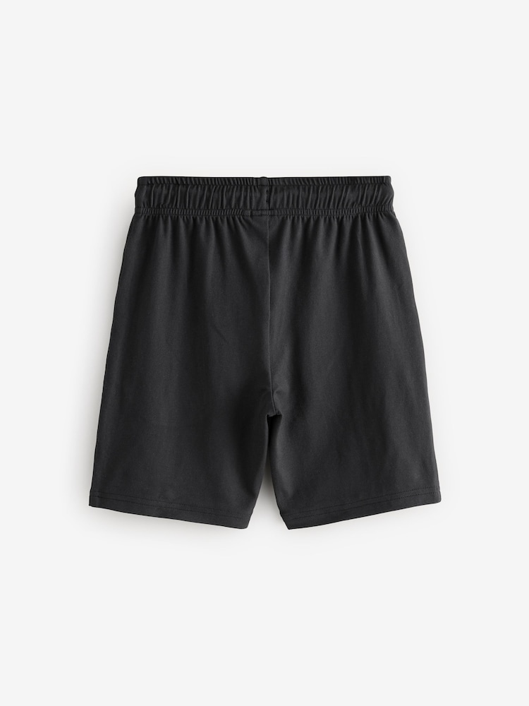Black Light Weight Sports Shorts (3-17yrs) - Image 2 of 4