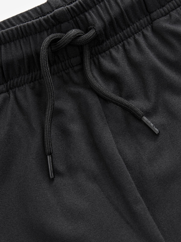 Black Light Weight Sports Shorts (3-17yrs) - Image 3 of 4
