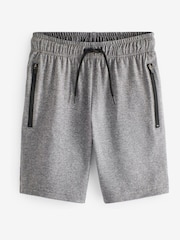 Grey Lightweight Sports Shorts (6-17yrs) - Image 1 of 3