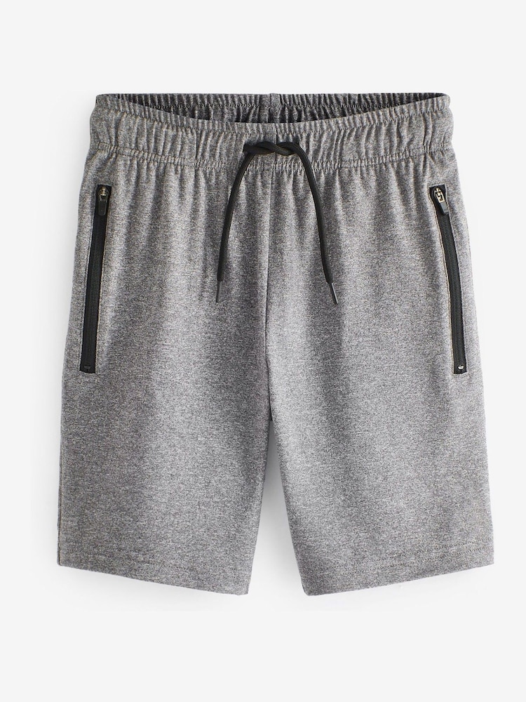Grey Lightweight Sports Shorts (6-17yrs) - Image 1 of 3