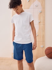 Navy Light Weight Sports Shorts (3-17yrs) - Image 1 of 8