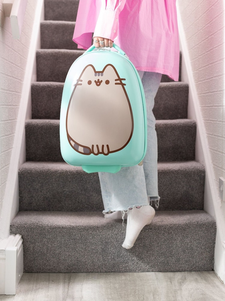 Vanilla Underground Blue Pusheen Bubble Cabin Case Suitcase - Image 1 of 5 Vanilla Underground Blue Pusheen Bubble Cabin Case Suitcase - Image 1 of 5