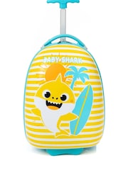 Vanilla Underground Yellow Baby Shark Suitcase - Image 2 of 6