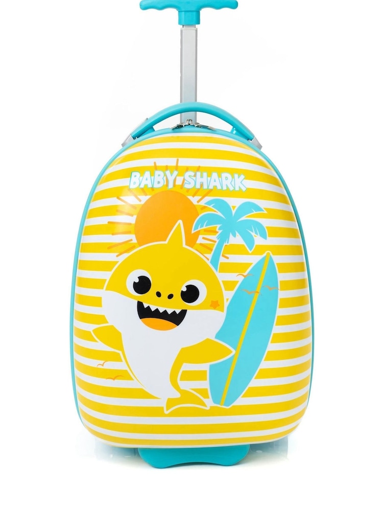 Vanilla Underground Yellow Baby Shark Suitcase - Image 2 of 6