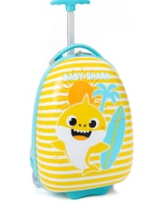 Vanilla Underground Yellow Baby Shark Suitcase - Image 3 of 6