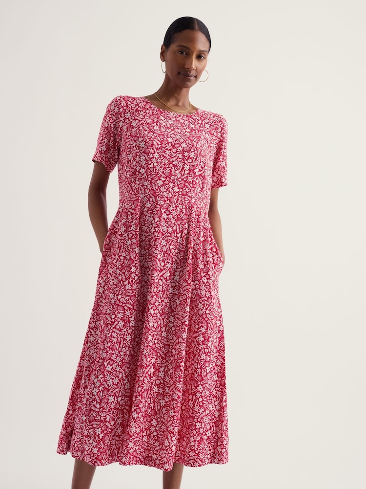 Seasalt Cornwall Pink Tilly Dress - Image 2 of 5 Seasalt Cornwall Pink Tilly Dress - Image 2 of 5