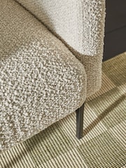 MADE.COM Soft Boucle Paper White Jarrod Accent Chair - Image 3 of 5