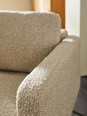 MADE.COM Soft Boucle Paper White Jarrod Accent Chair - Image 4 of 5