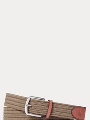 Polo Ralph Lauren Flechtgürtel mit Lederbesatz - Bild 1 von 1