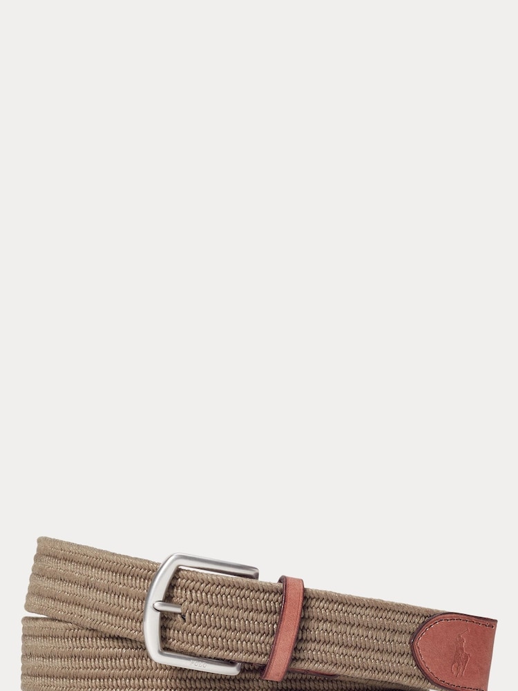 Polo Ralph Lauren Flechtgürtel mit Lederbesatz - Bild 1 von 1 Polo Ralph Lauren Flechtgürtel mit Lederbesatz - Bild 1 von 1