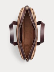 Polo Ralph Lauren Leather-Trim Canvas Briefcase - Image 5 of 6