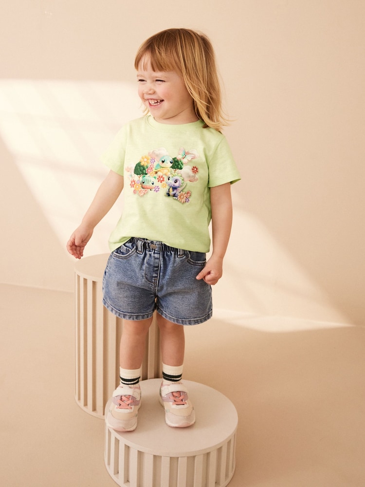 Green Turtle Short Sleeve T-Shirt (3mths-7yrs) - Image 1 of 5