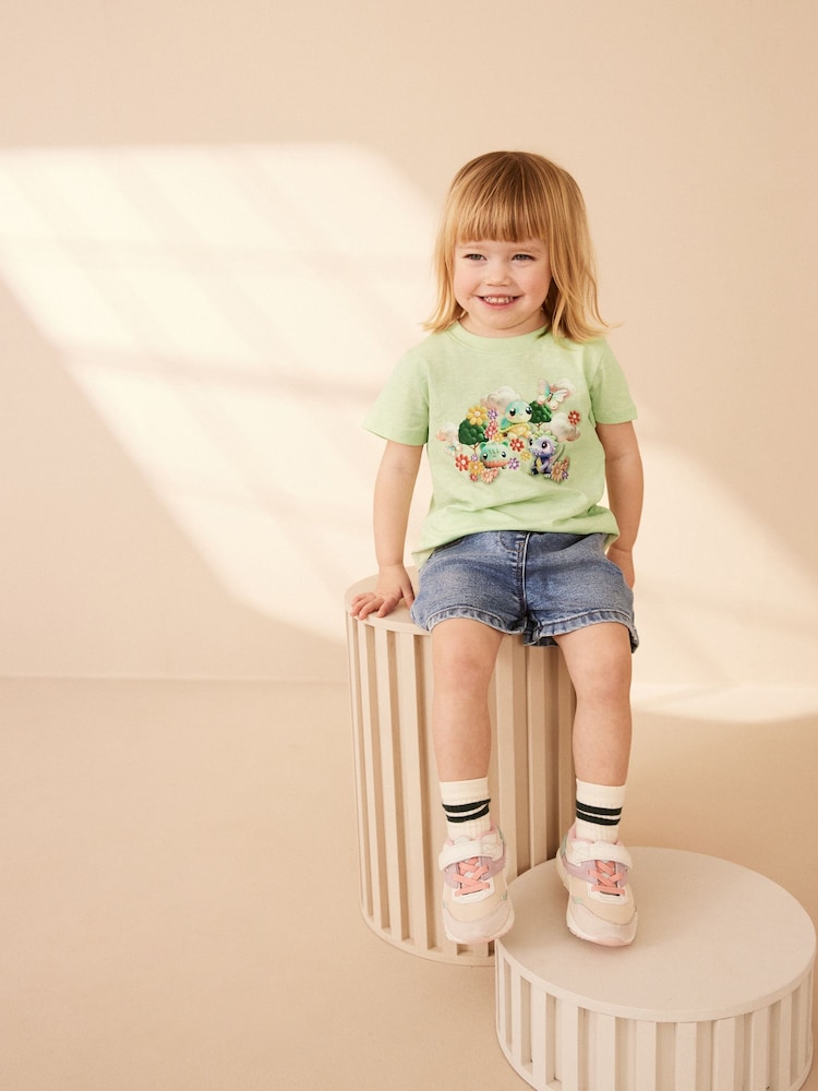 Green Turtle Short Sleeve T-Shirt (3mths-7yrs) - Image 2 of 5
