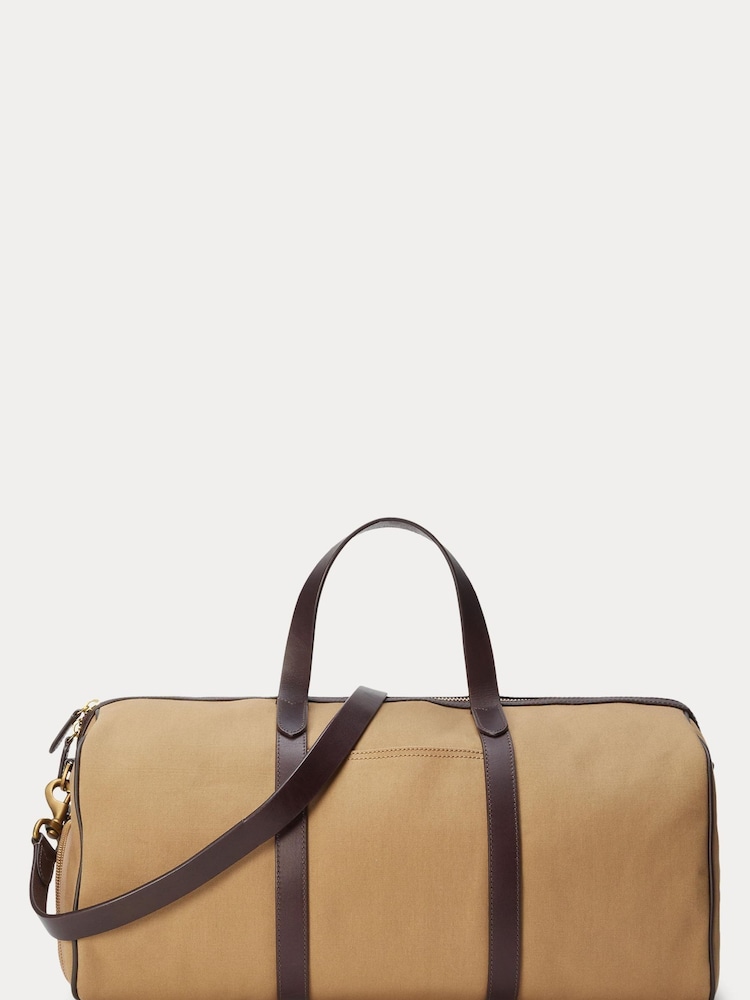 Polo Ralph Lauren Leather-Trim Canvas Duffel Bag - Image 4 of 6