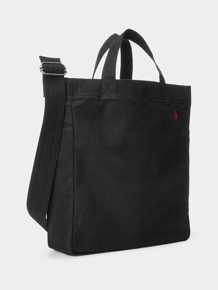 Polo Ralph Lauren Canvas Shopper Logo Tote Bag - Image 10 of 13