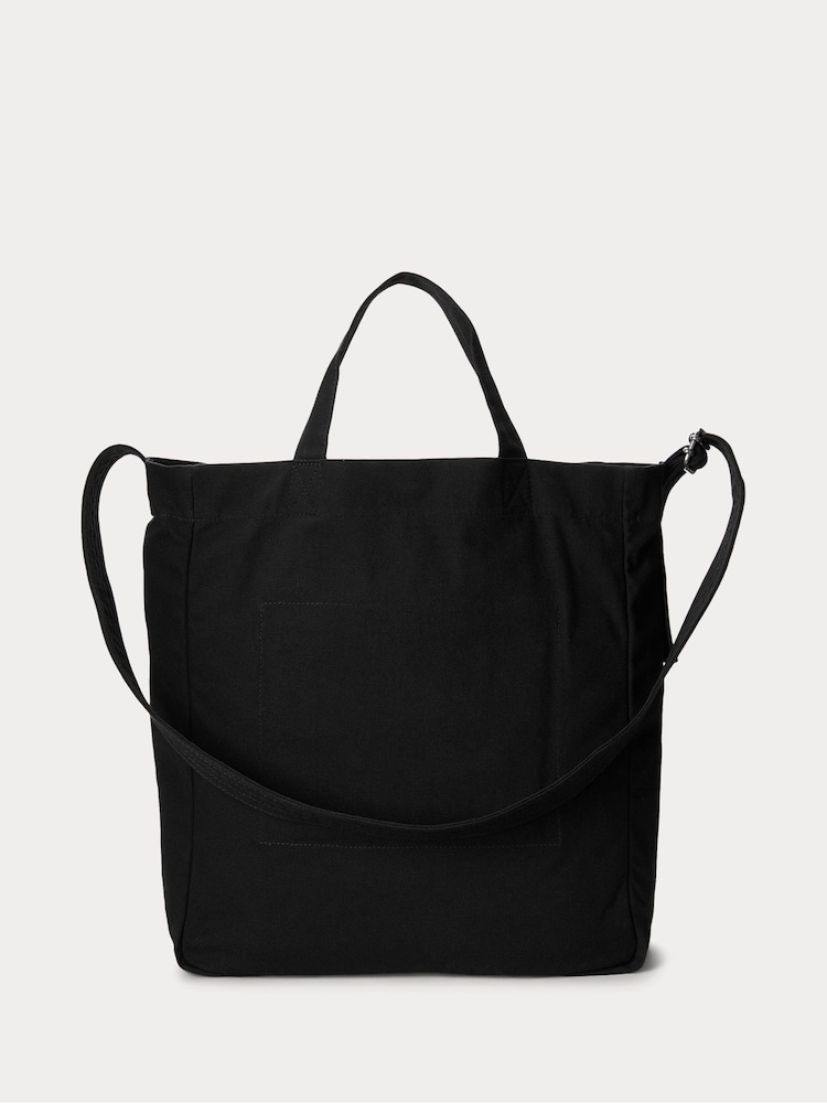 Polo Ralph Lauren Canvas Shopper Logo Tote Bag - Image 4 of 13
