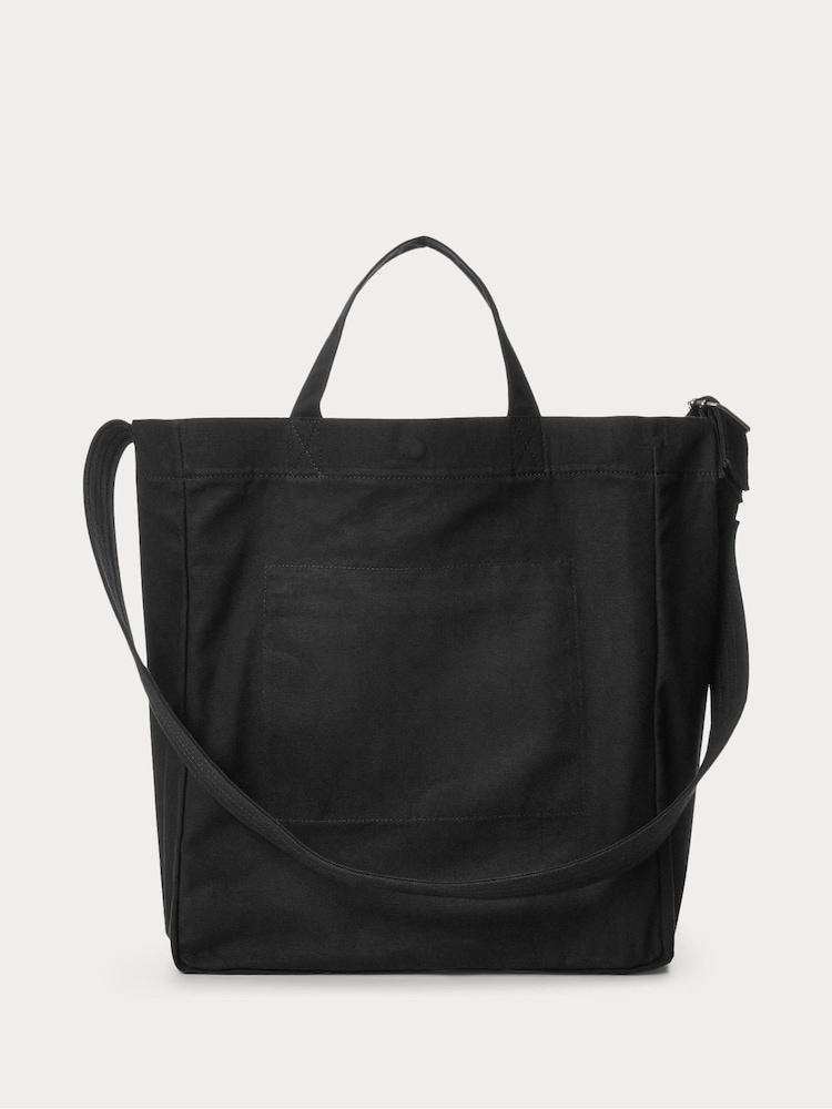 Polo Ralph Lauren Canvas Shopper Logo Tote Bag - Image 5 of 13