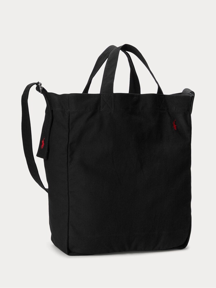 Polo Ralph Lauren Canvas Shopper Logo Tote Bag - Image 7 of 13