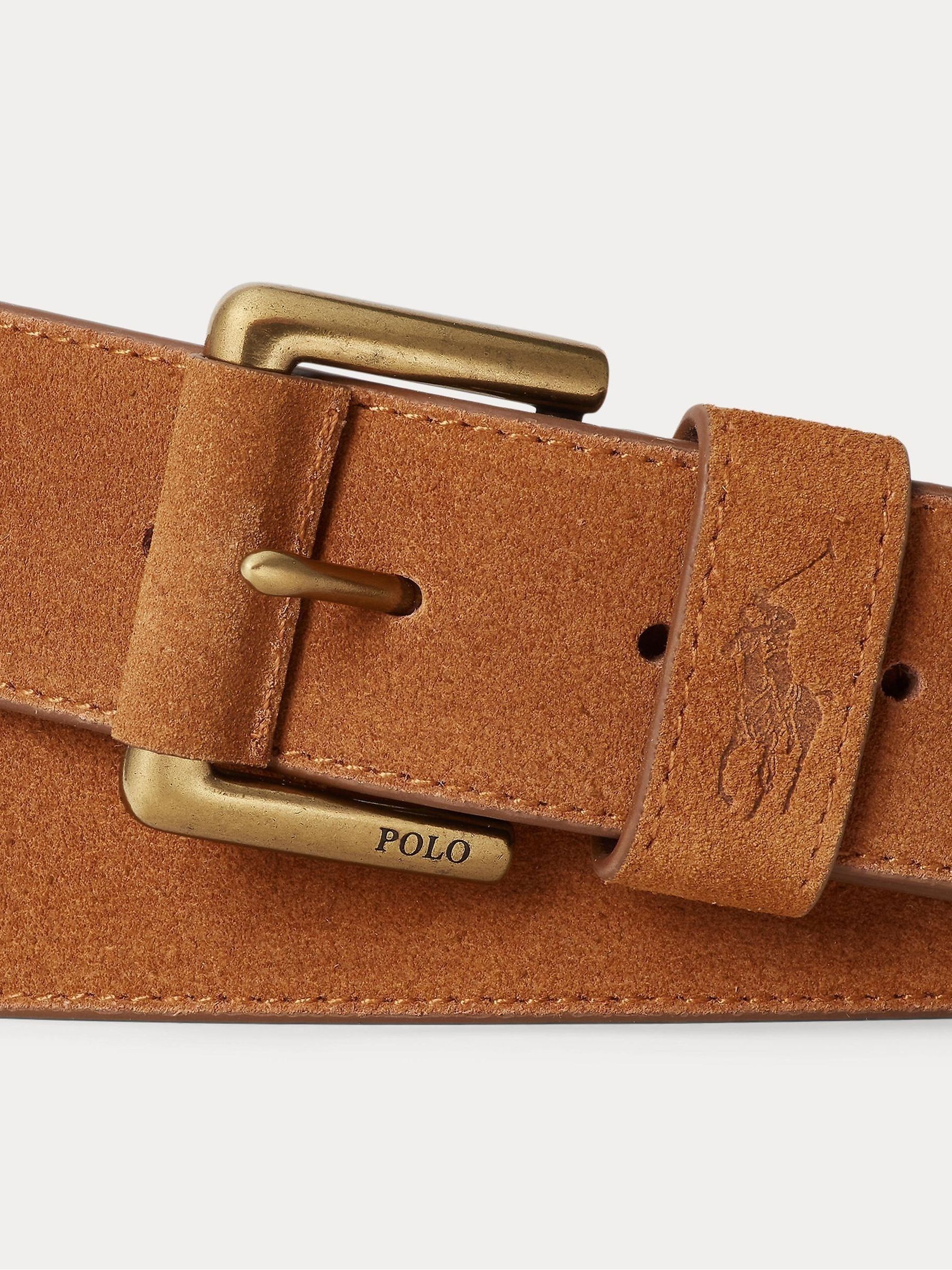Buy Polo Ralph Lauren Signature Pony Suede Belt from Next Luxembourg