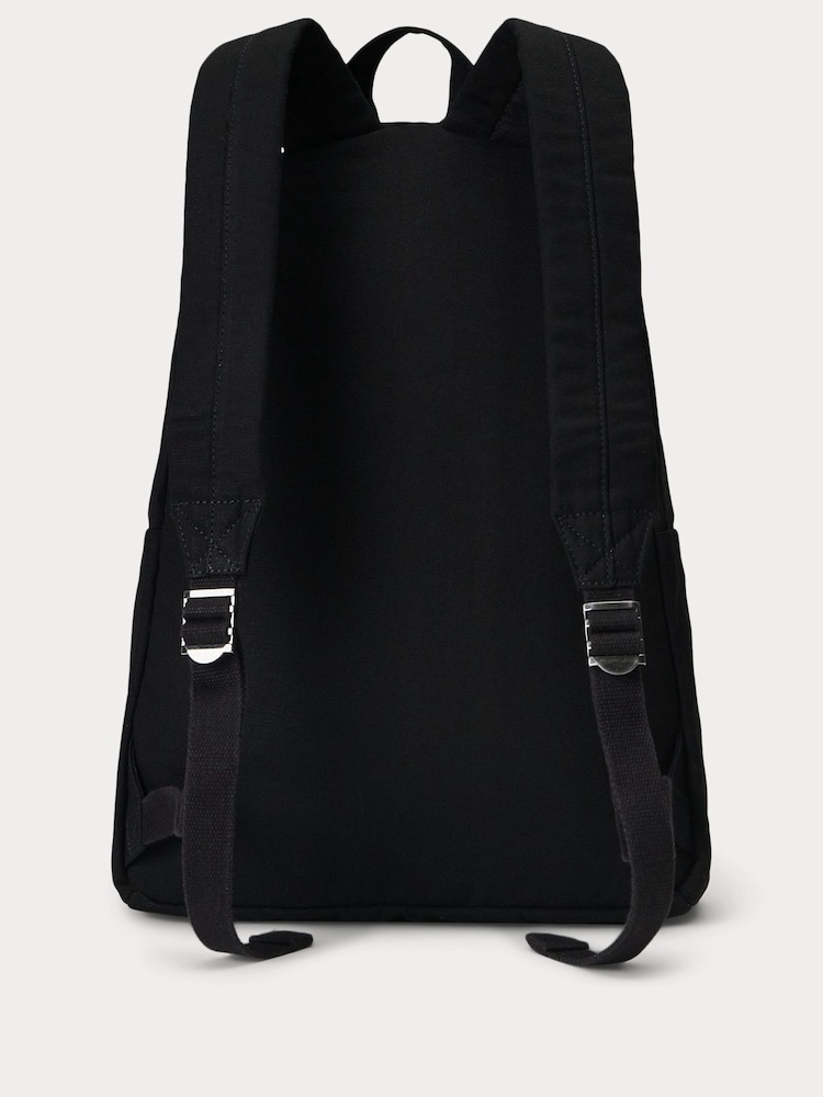 Polo Ralph Lauren Canvas 100% Cotton Pony Logo Backpack - Image 2 of 5